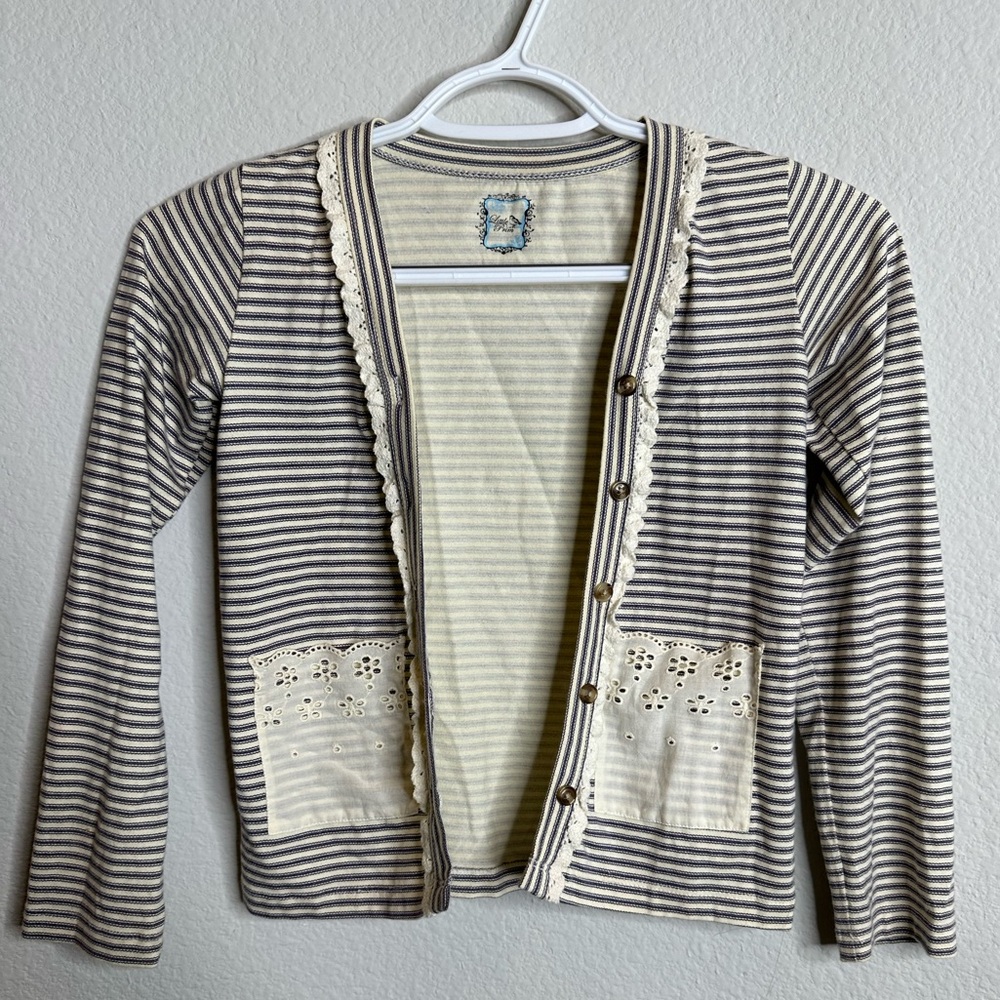 LITTLE PRIM | Lola Coordinating Cardi | Girl Size 7 | New w/o Tags